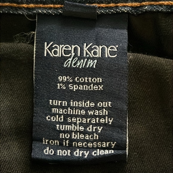 Karen Kane Denim Bootcut Mid Rise Size 10 - Picture 11 of 16